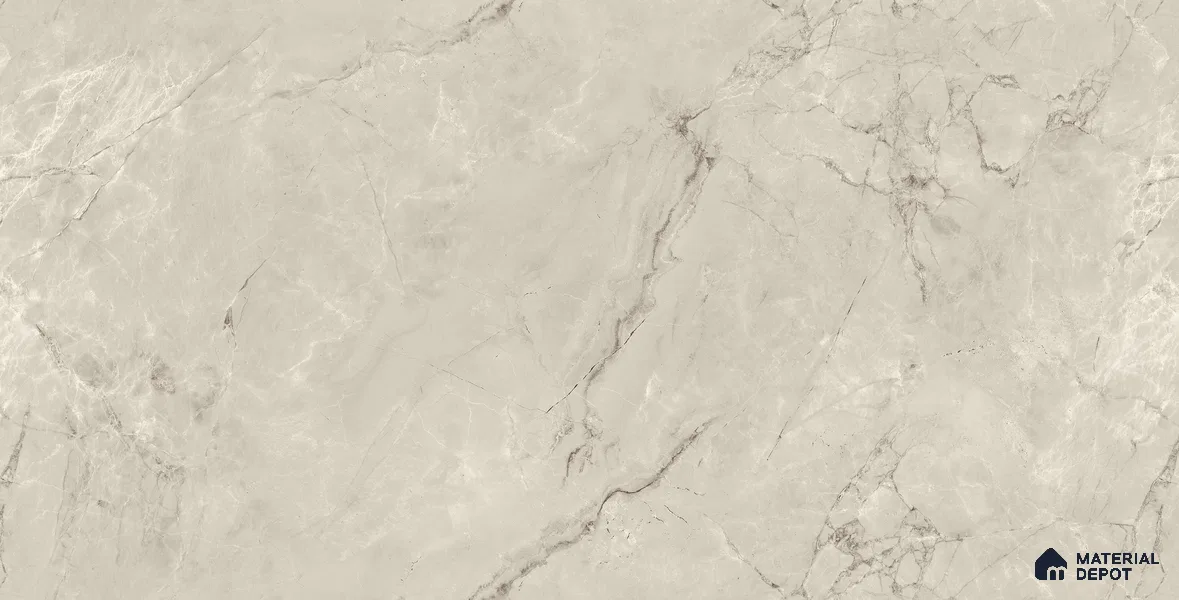 Endless Marble Floor & Wall Tile TL 10853 Albino Bianco 4 ft x 2 ft Carving Matte Finish Vitrified Tile - 9 mm | 5 Random Designs | Suitable for Living Room, Bedroom & Kitchen