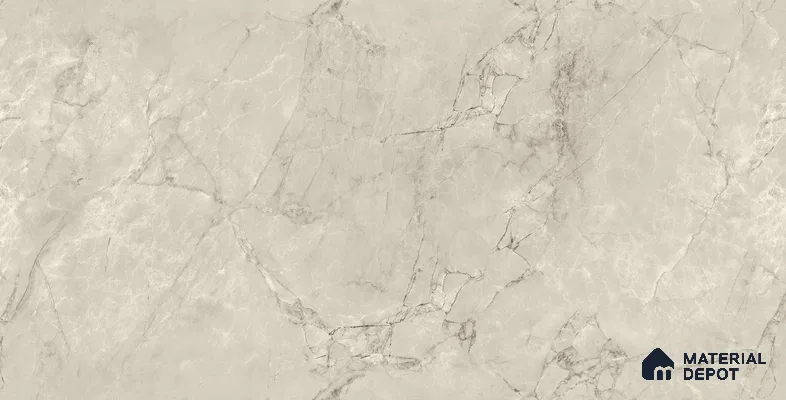 Endless Marble Floor & Wall Tile TL 10853 Albino Bianco 4 ft x 2 ft Carving Matte Finish Vitrified Tile - 9 mm | 5 Random Designs | Suitable for Living Room, Bedroom & Kitchen