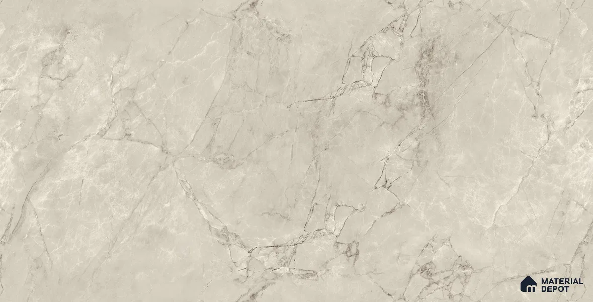 Endless Marble Floor & Wall Tile TL 10853 Albino Bianco 4 ft x 2 ft Carving Matte Finish Vitrified Tile - 9 mm | 5 Random Designs | Suitable for Living Room, Bedroom & Kitchen