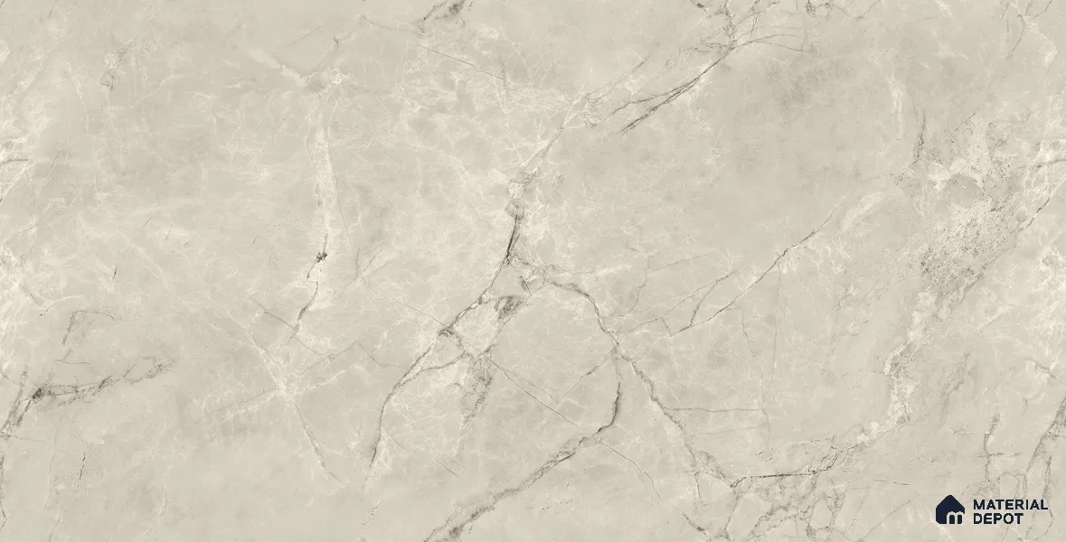 Endless Marble Floor & Wall Tile TL 10853 Albino Bianco 4 ft x 2 ft Carving Matte Finish Vitrified Tile - 9 mm | 5 Random Designs | Suitable for Living Room, Bedroom & Kitchen