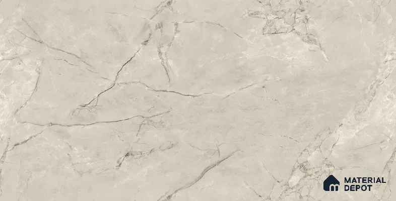 Endless Marble Floor & Wall Tile TL 10853 Albino Bianco 4 ft x 2 ft Carving Matte Finish Vitrified Tile - 9 mm | 5 Random Designs | Suitable for Living Room, Bedroom & Kitchen