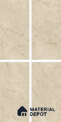 Endless Marble Floor & Wall Tile TL 10853 E Albino Caramel 4 ft x 2 ft Glossy Finish Vitrified Tile - 9 mm | 5 Random Designs | Suitable for Living Room, Bedroom & Kitchen (Sample)