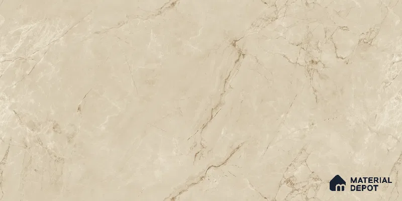 Endless Marble Floor & Wall Tile TL 10853 E Albino Caramel 4 ft x 2 ft Glossy Finish Vitrified Tile - 9 mm | 5 Random Designs | Suitable for Living Room, Bedroom & Kitchen (Sample)