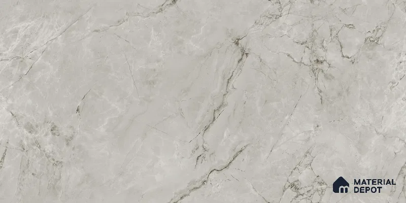 Endless Marble Floor & Wall Tile TL 10853 F Albino Grey 4 ft x 2 ft Glossy Finish Vitrified Tile - 9 mm | 5 Random Designs | Suitable for Living Room, Bedroom & Kitchen