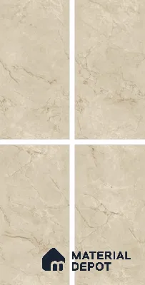 Endless Marble Floor & Wall Tile TL 10853 B Albino Caramel 4 ft x 2 ft Carving Matte Finish Vitrified Tile - 9 mm | 5 Random Designs | Suitable for Living Room, Bedroom & Kitchen