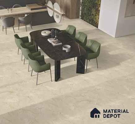 Endless Marble Floor & Wall Tile TL 10853 B Albino Caramel 4 ft x 2 ft Carving Matte Finish Vitrified Tile - 9 mm | 5 Random Designs | Suitable for Living Room, Bedroom & Kitchen