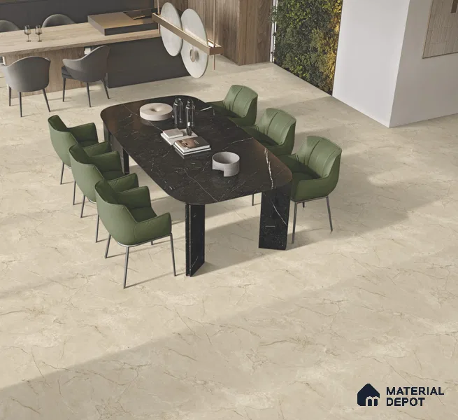 Endless Marble Floor & Wall Tile TL 10853 B Albino Caramel 4 ft x 2 ft Carving Matte Finish Vitrified Tile - 9 mm | 5 Random Designs | Suitable for Living Room, Bedroom & Kitchen