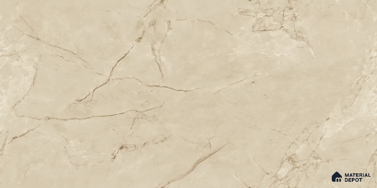 Endless Marble Floor & Wall Tile TL 10853 B Albino Caramel 4 ft x 2 ft Carving Matte Finish Vitrified Tile - 9 mm | 5 Random Designs | Suitable for Living Room, Bedroom & Kitchen
