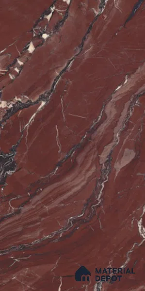 Marble Wall Tile TL 11884 | 4 ft x 2 ft High Gloss Finish Vitrified Tile - 9 mm | 5 Random Designs | Suitable for Living Room, Bedroom & Kitchen