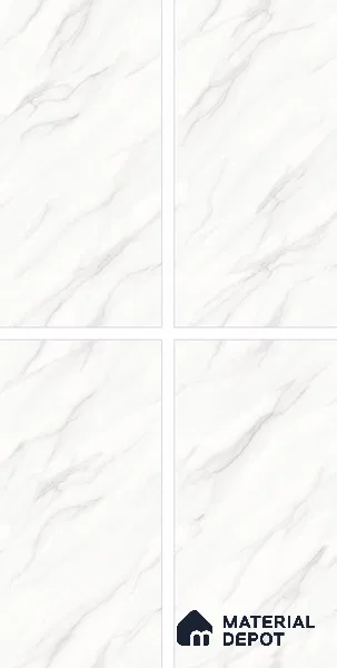 Endless Marble Floor & Wall Tile TL 10864 Jasline Pearl 4 ft x 2 ft Glossy Finish Vitrified Tile - 9 mm | 4 Random Designs | Suitable for Living Room, Bedroom & Kitchen