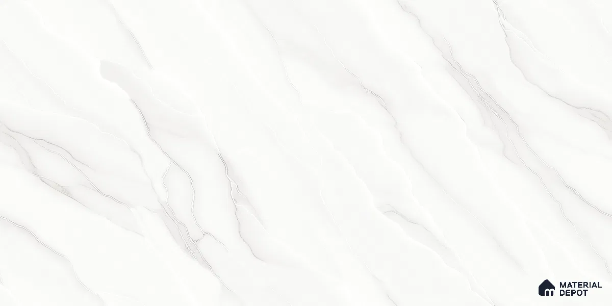 Endless Marble Floor & Wall Tile TL 10864 Jasline Pearl 4 ft x 2 ft Glossy Finish Vitrified Tile - 9 mm | 4 Random Designs | Suitable for Living Room, Bedroom & Kitchen