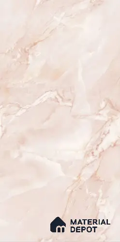 Endless Marble Floor & Wall Tile TL 10854 H Saturn Pink 4 ft x 2 ft Glossy Finish Vitrified Tile - 9 mm | 4 Random Designs | Suitable for Living Room, Bedroom & Kitchen