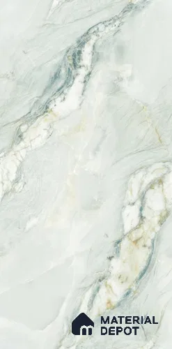 Endless Marble Floor & Wall Tile TL 10854 G Saturn Mint 4 ft x 2 ft Glossy Finish Vitrified Tile - 9 mm | 4 Random Designs | Suitable for Living Room, Bedroom & Kitchen