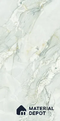 Endless Marble Floor & Wall Tile TL 10854 C Saturn Mint 4 ft x 2 ft Carving Matte Finish Vitrified Tile - 9 mm | 3 Random Designs | Suitable for Living Room, Bedroom & Kitchen