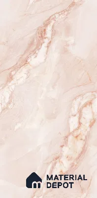 Endless Marble Floor & Wall Tile TL 10854 D Saturn Pink 4 ft x 2 ft Carving Matte Finish Vitrified Tile - 9 mm | 4 Random Designs | Suitable for Living Room, Bedroom & Kitchen (Sample)