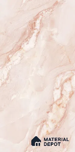 Endless Marble Floor & Wall Tile TL 10854 D Saturn Pink 4 ft x 2 ft Carving Matte Finish Vitrified Tile - 9 mm | 4 Random Designs | Suitable for Living Room, Bedroom & Kitchen