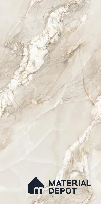Endless Marble Floor & Wall Tile TL 10854 E Saturn Crema 4 ft x 2 ft Glossy Finish Vitrified Tile - 9 mm | 4 Random Designs | Suitable for Living Room, Bedroom & Kitchen