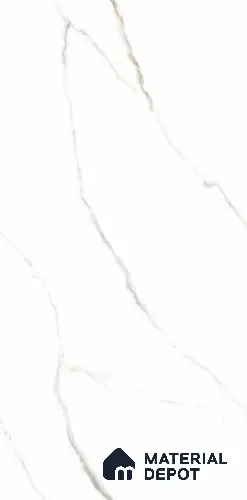 Endless Marble Floor & Wall Tile TL 10849 C Statuario Syna Gold 4 ft x 2 ft Glossy Finish Vitrified Tile - 9 mm | 4 Random Designs | Suitable for Living Room, Bedroom & Kitchen