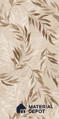 Tropical Wall Tile TL 12233 Mural Decore 4 ft x 2 ft Policer Glid Finish Vitrified Tile - 9 mm | Suitable for Bathroom, Accent/Feature Wall, Dining Area