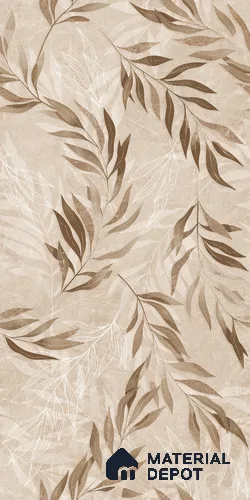 Tropical Wall Tile TL 12233 Mural Decore 4 ft x 2 ft Policer Glid Finish Vitrified Tile - 9 mm | Suitable for Bathroom, Accent/Feature Wall, Dining Area