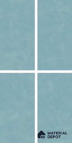Stone Floor & Wall Tile TL 10845 Chroma Aqua 4 ft x 2 ft Matte Finish Vitrified Tile - 9 mm | 4 Random Designs | Suitable for Living Room, Bedroom & Kitchen