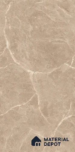 Marble Floor & Wall Tile TL 11980 Desert Tobacco Infinity 4 ft x 2 ft Glossy Finish Vitrified Tile - 9 mm