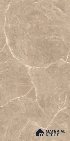 Marble Floor & Wall Tile TL 11980 Desert Tobacco Infinity 4 ft x 2 ft Glossy Finish Vitrified Tile - 9 mm