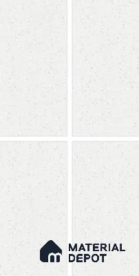 Terrazzo Floor & Wall Tile TL 10852 B Lucifer White 4 ft x 2 ft Carving Matte Finish Vitrified Tile - 9 mm | 5 Random Designs | Suitable for Living Room, Bedroom & Kitchen