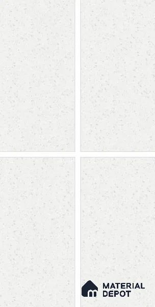 Terrazzo Floor & Wall Tile TL 10852 B Lucifer White 4 ft x 2 ft Carving Matte Finish Vitrified Tile - 9 mm | 5 Random Designs | Suitable for Living Room, Bedroom & Kitchen