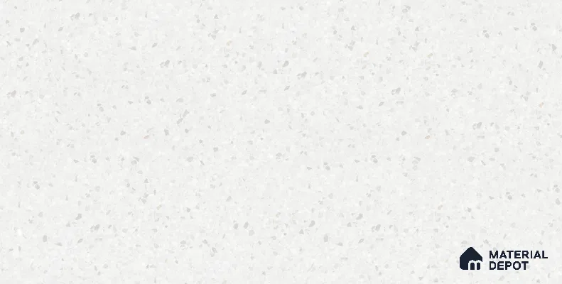 Terrazzo Floor & Wall Tile TL 10852 B Lucifer White 4 ft x 2 ft Carving Matte Finish Vitrified Tile - 9 mm | 5 Random Designs | Suitable for Living Room, Bedroom & Kitchen