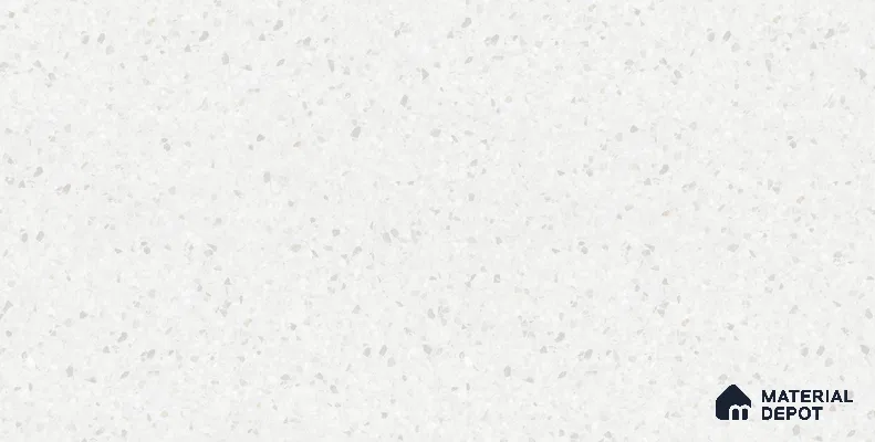 Terrazzo Floor & Wall Tile TL 10852 B Lucifer White 4 ft x 2 ft Carving Matte Finish Vitrified Tile - 9 mm | 5 Random Designs | Suitable for Living Room, Bedroom & Kitchen