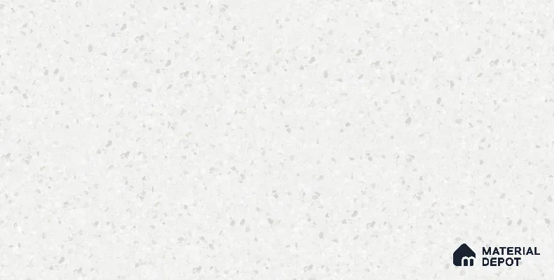 Terrazzo Floor & Wall Tile TL 10852 B Lucifer White 4 ft x 2 ft Carving Matte Finish Vitrified Tile - 9 mm | 5 Random Designs | Suitable for Living Room, Bedroom & Kitchen