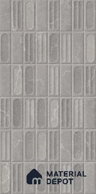 Punch Wall Tile TL 11974 Motella Silver Decore 4 ft x 2 ft Matte Finish Vitrified Tile - 9 mm