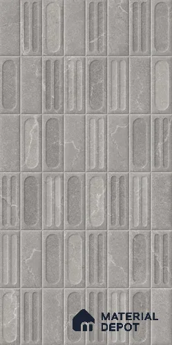 Punch Wall Tile TL 11974 Motella Silver Decore 4 ft x 2 ft Matte Finish Vitrified Tile - 9 mm