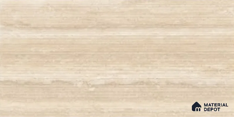 Stone Wall Tile TL 11992 B Traverk Natural Linear Decor 4 ft x 2 ft Matte Finish Vitrified Tile - 9 mm