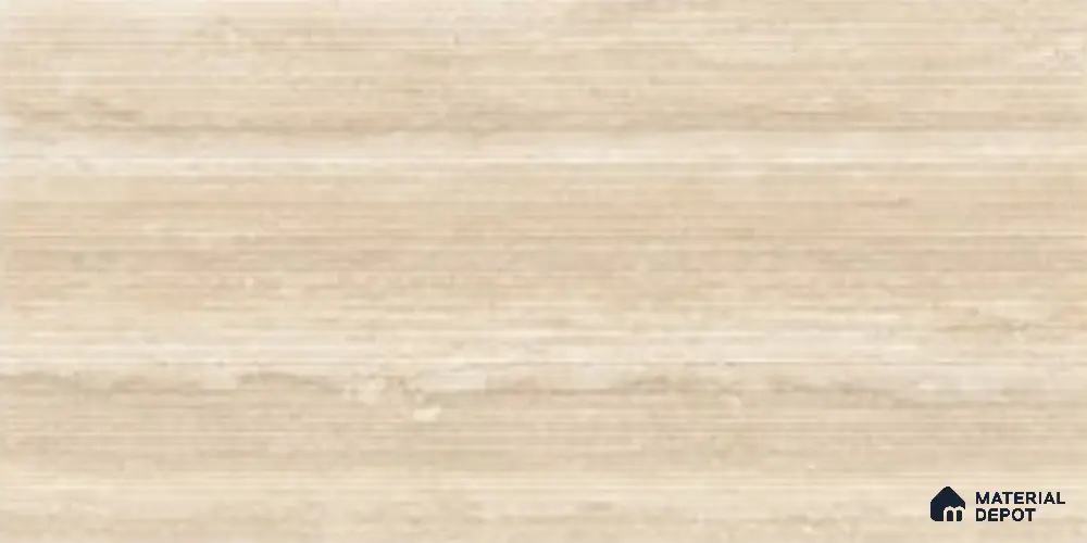 Stone Wall Tile TL 11992 B Traverk Natural Linear Decor 4 ft x 2 ft Matte Finish Vitrified Tile - 9 mm
