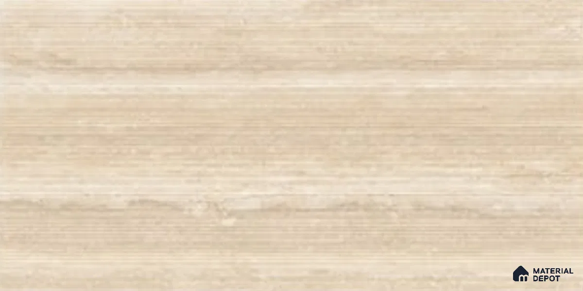 Stone Wall Tile TL 11992 B Traverk Natural Linear Decor 4 ft x 2 ft Matte Finish Vitrified Tile - 9 mm