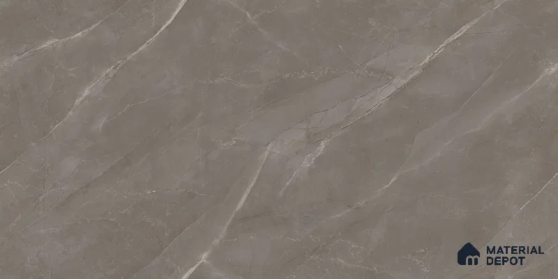 Endless Marble Floor & Wall Tile TL 10865 Lucca Armani Grey 4 ft x 2 ft Glossy Finish Vitrified Tile - 9 mm | 6 Random Designs | Suitable for Living Room, Bedroom & Kitchen