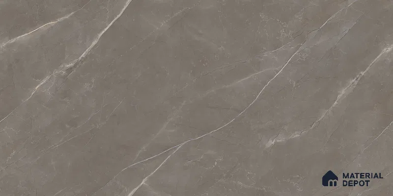 Endless Marble Floor & Wall Tile TL 10865 Lucca Armani Grey 4 ft x 2 ft Glossy Finish Vitrified Tile - 9 mm | 6 Random Designs | Suitable for Living Room, Bedroom & Kitchen