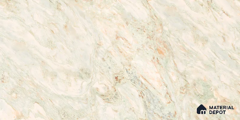 Marble Floor & Wall Tile TL 10859 B Miller Natural 4 ft x 2 ft Glossy Finish Vitrified Tile - 9 mm | 4 Random Designs | Suitable for Living Room, Bedroom & Kitchen