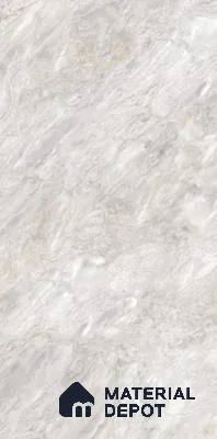 Marble Floor & Wall Tile TL 10859 Miller Grey 4 ft x 2 ft Glossy Finish Vitrified Tile - 9 mm | 4 Random Designs | Suitable for Living Room, Bedroom & Kitchen