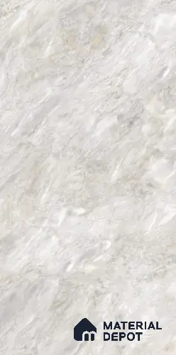 Marble Floor & Wall Tile TL 10859 Miller Grey 4 ft x 2 ft Glossy Finish Vitrified Tile - 9 mm | 4 Random Designs | Suitable for Living Room, Bedroom & Kitchen