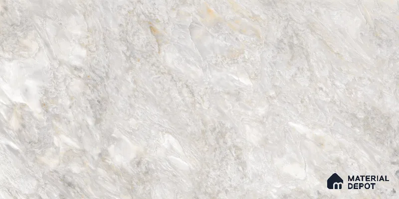 Marble Floor & Wall Tile TL 10859 Miller Grey 4 ft x 2 ft Glossy Finish Vitrified Tile - 9 mm | 4 Random Designs | Suitable for Living Room, Bedroom & Kitchen