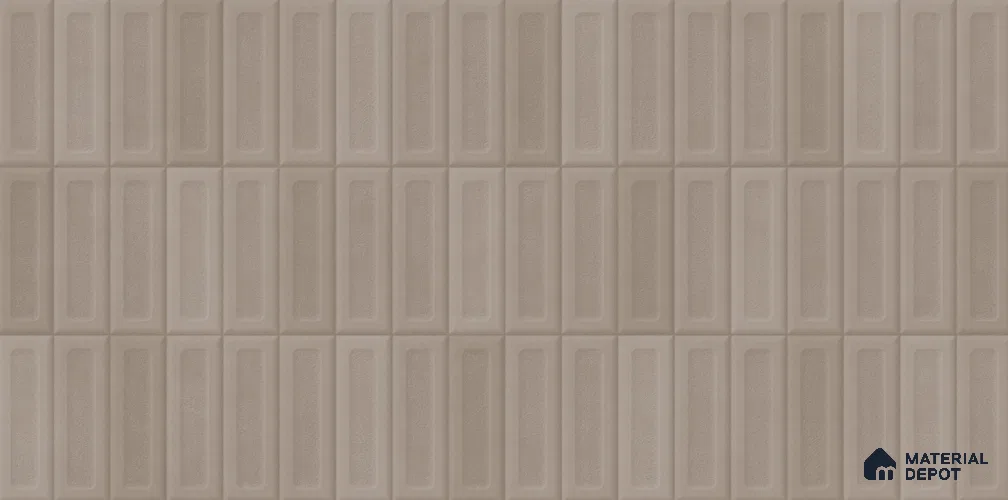 Faux Subway Wall Tile TL 11953 C Viena Slate Decor-2 4 ft x 2 ft Metallic Finish Vitrified Tile - 9 mm