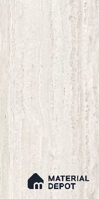 Marble Floor & Wall Tile TL 12014 B Travi Vein Bianco 4 ft x 2 ft Matte Finish Vitrified Tile - 9 mm