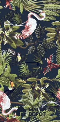Tropical Wall Tile TL 12006 C Botanical Decor-5 4 ft x 2 ft Carving Matte Finish Vitrified Tile - 9 mm | Suitable for Bathroom, Accent/Feature Wall, Dining Area