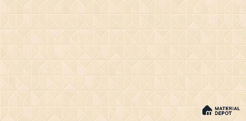 Patterned Wall Tile TL 11969 B Viena Beige Decor-1 4 ft x 2 ft Metallic Finish Vitrified Tile - 9 mm