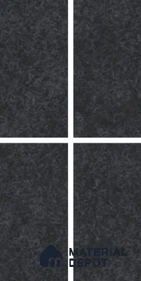Marble Floor & Wall Tile TL 10855 C Bravit Nero 4 ft x 2 ft High Gloss Finish Vitrified Tile - 9 mm | 6 Random Designs | Suitable for Living Room, Bedroom & Kitchen