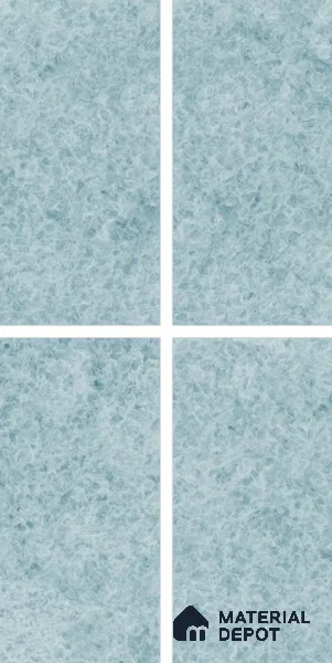 Marble Floor & Wall Tile TL 10855 B Bravit Teal 4 ft x 2 ft Glossy Finish Vitrified Tile - 9 mm | 6 Random Designs | Suitable for Living Room, Bedroom & Kitchen