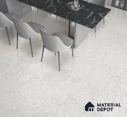 Marble Floor & Wall Tile TL 10855 Bravit Pearl 4 ft x 2 ft Glossy Finish Vitrified Tile - 9 mm | 6 Random Designs | Suitable for Living Room, Bedroom & Kitchen